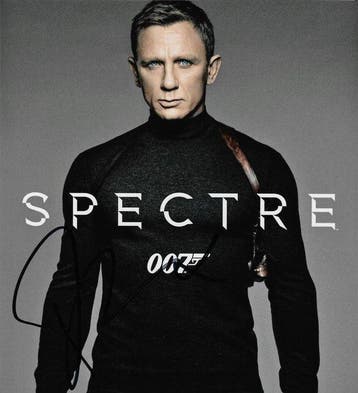 James Bond 007 - Autographed Photo Spectre James Bond 007, Nieuw
