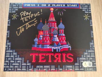 Alexey Pajitnov - Tetris Creator and Designer - Signed in, Nieuw