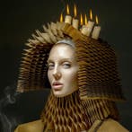 Elena Paraskeva - THE RAGE OF ELISABETTA (GERMAN ETCHING)-, Antiek en Kunst