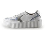 Gabor Sneakers in maat 39 Zilver, Kleding | Dames, Overige kleuren, Verzenden, Gabor, Zo goed als nieuw
