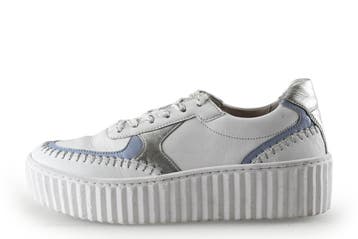 Gabor Sneakers in maat 39 Zilver, Kleding | Dames, Overige kleuren, Verzenden, Gabor, Zo goed als nieuw