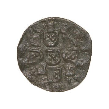 Portugal. D. Duarte I (1433-1438). Meio Real Preto - L -