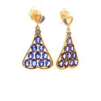 Sans prix de réserve - Boucles doreilles Argent, Plaqué or