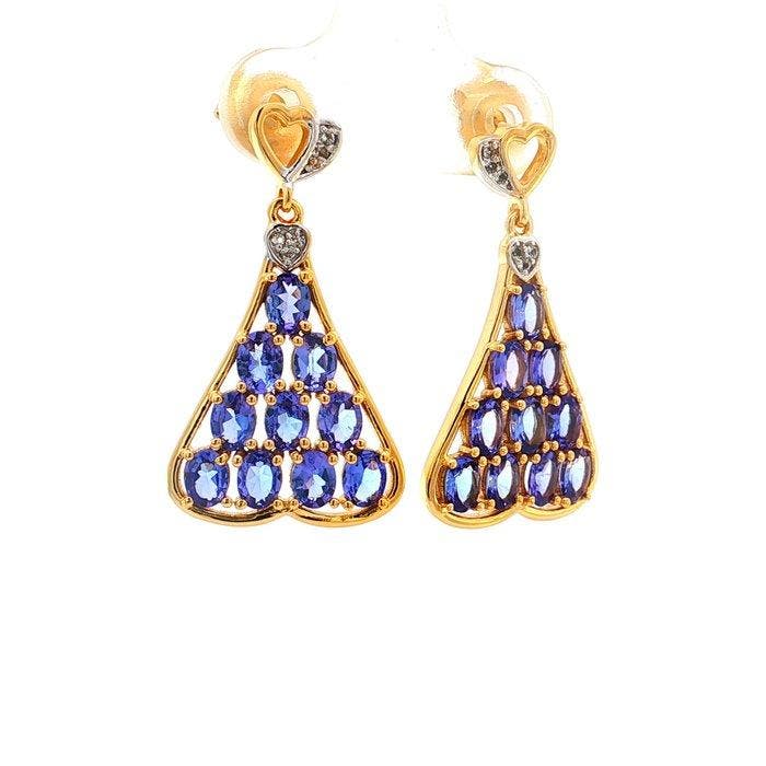 Sans prix de réserve - Boucles doreilles Argent, Plaqué or, Bijoux, Sacs & Beauté, Boucles d'oreilles