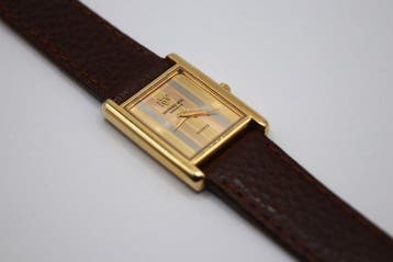 Raymond Weil - Tank Watch ( Cartier Model ) 18K Gold Electro