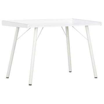 vidaXL Bureau 90x50x79 cm wit, Huis en Inrichting, Bureaus, Verzenden, Nieuw