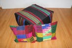 1 étui Puff + 2 coussins - Kelim - 60 cm - 60 cm