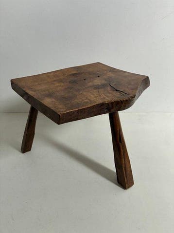 Table dappoint - Chêne - Table tripode vintage