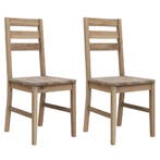 Acacia Stoelen (2st) | Retour Deal | Snel weg!, Twee, Bruin, Verzenden, Stijlvol