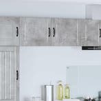 vidaXL Vaatwasserpaneel 2 pcs Beton Grijs 50 x 31 x 40 cm, Verzenden, Nieuw