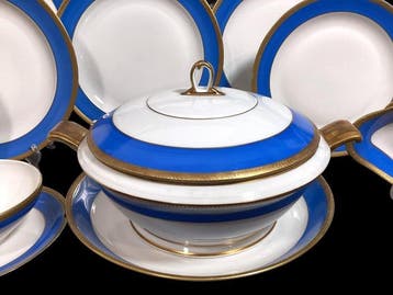 Limoges France - Porcelaines d’Art René Caire - Tafelservies