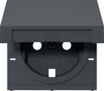 Gira Schuko Afdekplaat Antraciet 55 - 492228, Verzenden, Nieuw