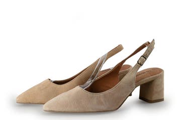 No Stress Slingbacks in maat 39 Beige, Vêtements | Femmes, Verzenden