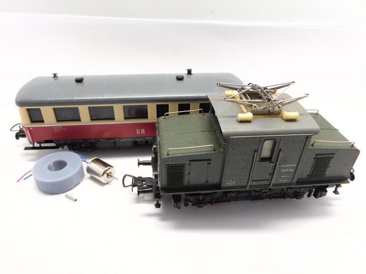 micromotor HP008 Piko (Gützold) E69 (met tandwiel!), DFS VT, Hobby en Vrije tijd, Modeltreinen | H0, Gelijkstroom, Overige typen