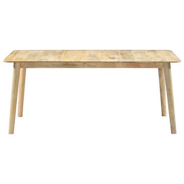 vidaXL Eettafel 180x90x76 cm massief mangohout, Huis en Inrichting, Verzenden, Nieuw