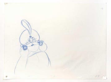 Aladdin : Sultan originele animatietekening - (Walt Disney,