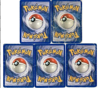 Pokémon - 5 Card - Blastoise, Charizard, Bulbasaur, Krabby,, Nieuw