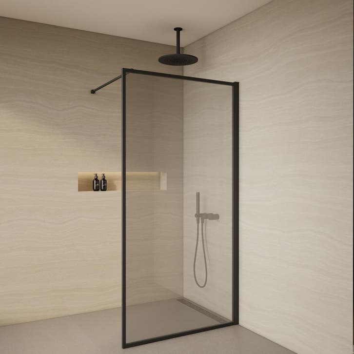 Aanbieding: BWS Douchewand Redo 8mm | Glas | Mat Zwart |, Bricolage & Construction, Sanitaire, Douche, Enlèvement ou Envoi