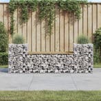 vidaXL Tuinbank schanskorfontwerp 183x41x60,5 cm, Verzenden, Nieuw