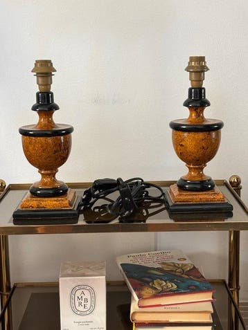 Bureaulamp (2) - Hout
