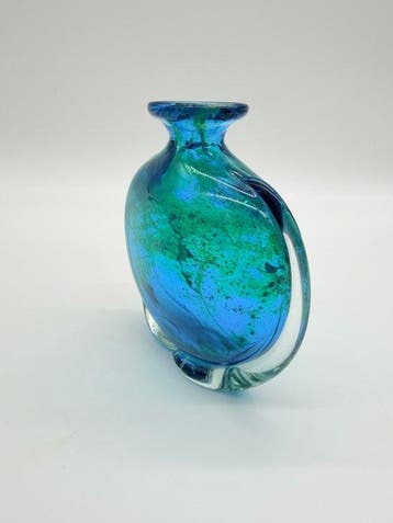 Mdina - Michael Harris - Vaas - Muranoglas - Gesigneerde