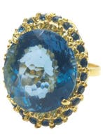 Sans prix de réserve - Bague - 9 carats Argent, Or jaune, Bijoux, Sacs & Beauté, Bagues