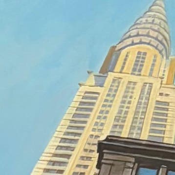 Arthur Carpentier - sky building 3, Antiek en Kunst
