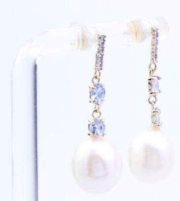 Sans prix de réserve - Boucles doreilles - 14 carats Or