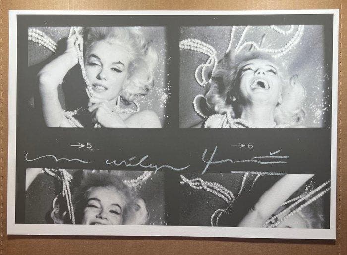 Bert Stern (1929–2013) - Marilyn Monroe Contact Sheet,, Antiquités & Art, Art | Objets design