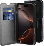 2dekans | Behello Hoes Bookcover iPhone 16 Pro Gel zwart, Ophalen of Verzenden, Nieuw