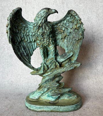Beeld, Adelaar - 25 cm - Brons