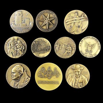 Médaille artistique - Set with 10 portuguese commemorative