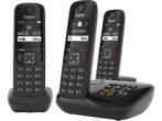 Veiling - Gigaset AS690A Trio - zwart, Télécoms, Téléphones fixes | Combinés & sans fil