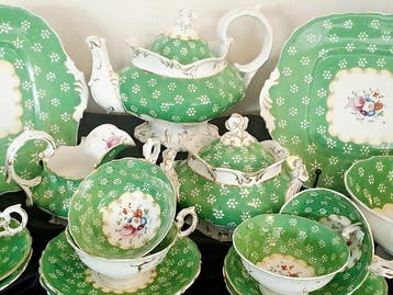 Samuel Alcock & Co. - Koffieservies (11) - Porselein