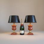 Maison Le Dauphin - Lampe - Laiton, Textile, Céramique - Une