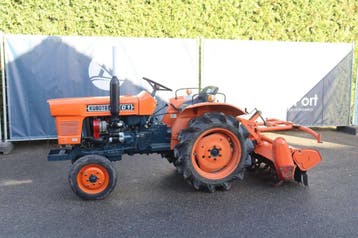 Veiling: Minitractor Kubota L1501 Diesel 15pk Met Grondfrees, Zakelijke goederen, Ophalen, Nieuw