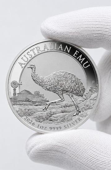 Australië. 1 Dollar 2026 – Australian Emu – 1 oz Silver coin