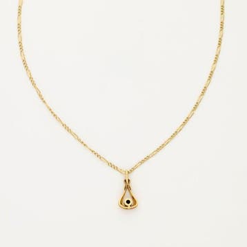 Collier - 18 carats Or jaune Saphir