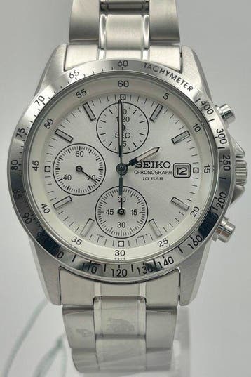 Seiko - Chronograph - Zonder minimumprijs - SBTQ039 White