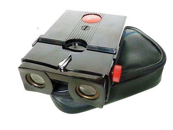 Red-button Stereo Realist Viewer - USA-made 5 perforations, Verzamelen