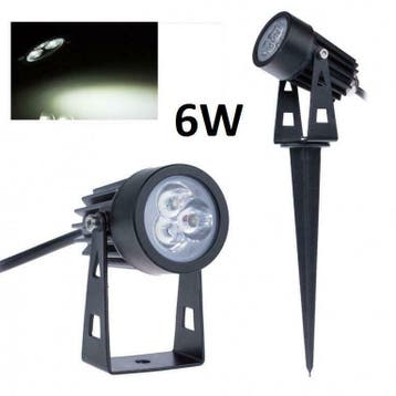 LED tuinverlichting - 6W - grond spot 12V - Koud Wit -, Telecommunicatie, Zenders en Ontvangers, Verzenden, Nieuw