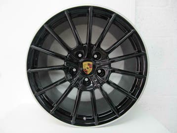 Porsche Panamera (970) ORIGINELE 20inch Sport zwart velgen, Auto-onderdelen, Ophalen, Gebruikt, Velg(en), Personenwagen