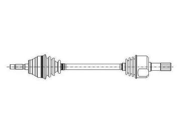Aandrijfas Links oa OPEL ADAM, CORSA D, CORSA E 1.3D/1.4 07., Ophalen of Verzenden, Nieuw