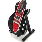Miniatuur Gibson Les Paul gitaar met gratis standaard, Verzenden, Nieuw, Beeldje, Replica of Model
