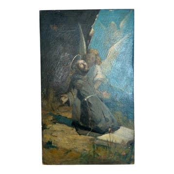 Francesco Ghittoni (1855-1928), attribuito a - Estasi di San