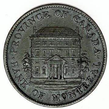 Canada. Province of Canada Half Penny & Penny Token 1842/44