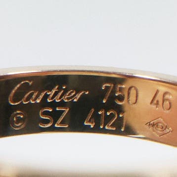 Cartier - Bague - 18 carats Or jaune - mini amour