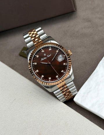 Mathey-Tissot - Dark Brown Dial Date - Sans prix de réserve, Nieuw
