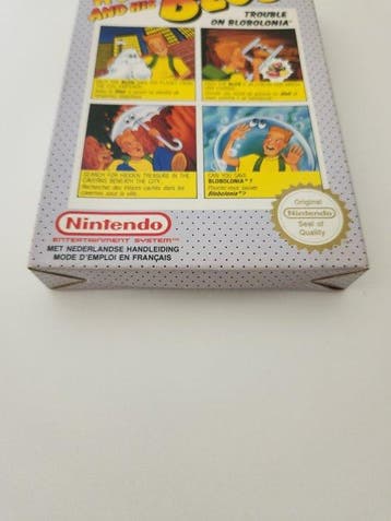 Nintendo - Nes - A Boy and His Blob FAH Cartridge & Box -