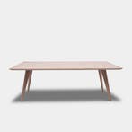 Tafel Rechthoekig Eikenhout  Hout Onderstel  220x100, Huis en Inrichting, Tafels | Eettafels, Nieuw